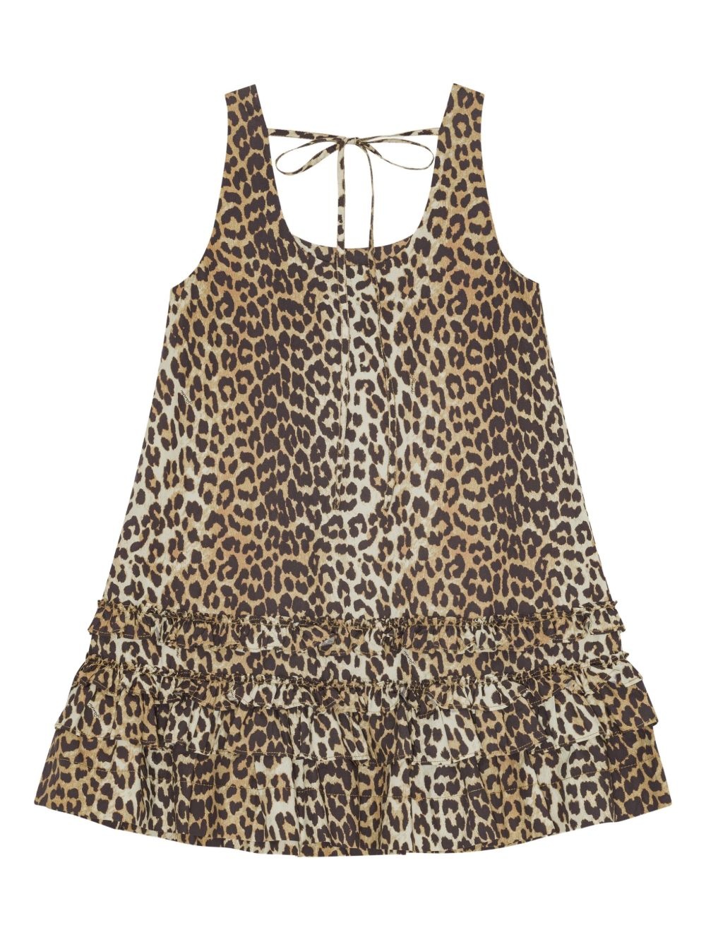leopard-print dress - 6