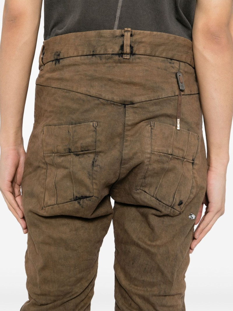 slim-cut denim jeans 5