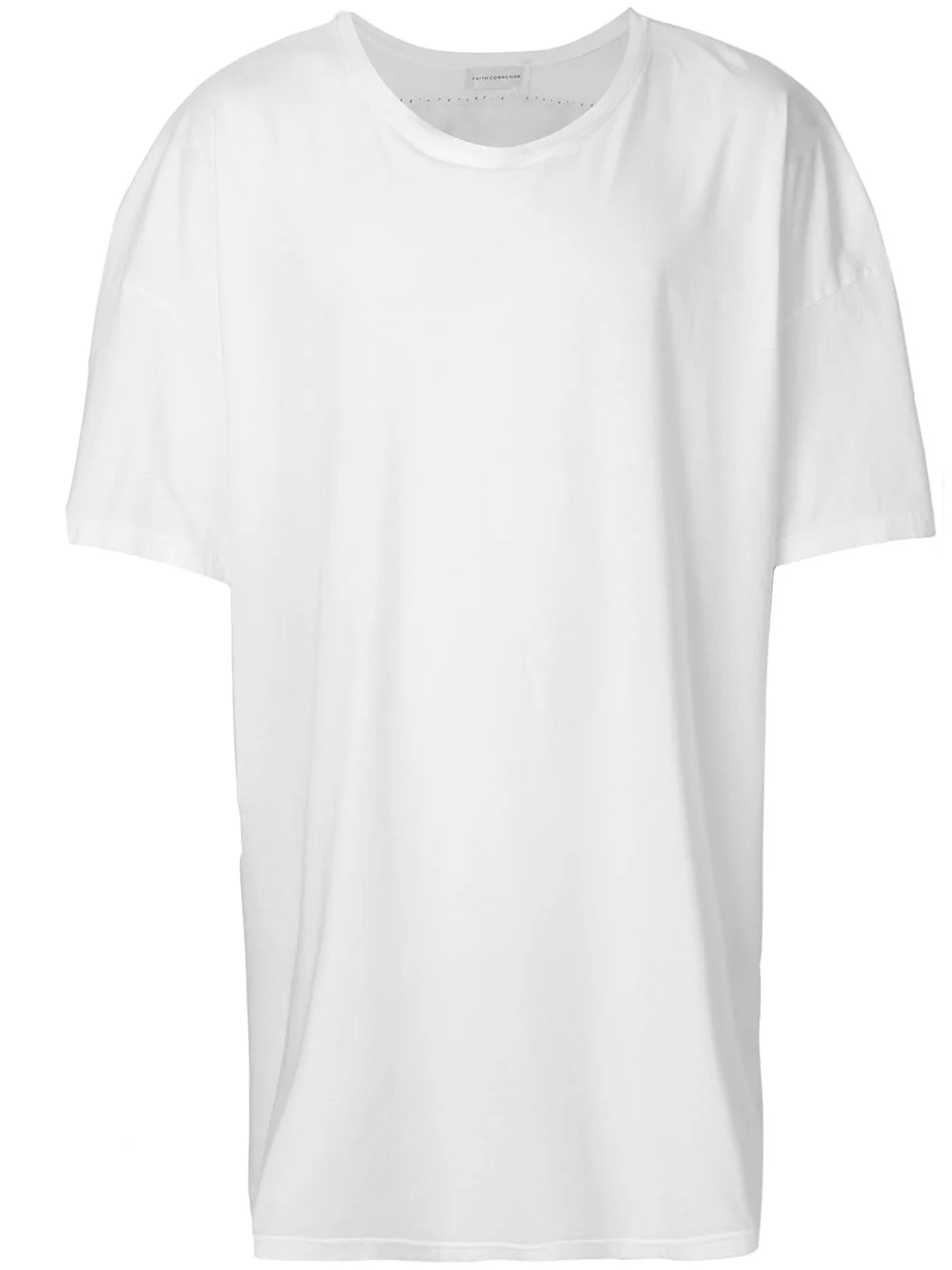 oversized plain T-shirt - 1