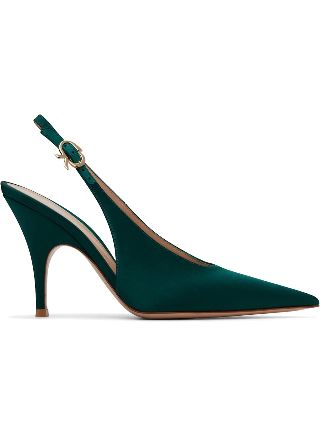 Green Sofia Sling Heels - 1