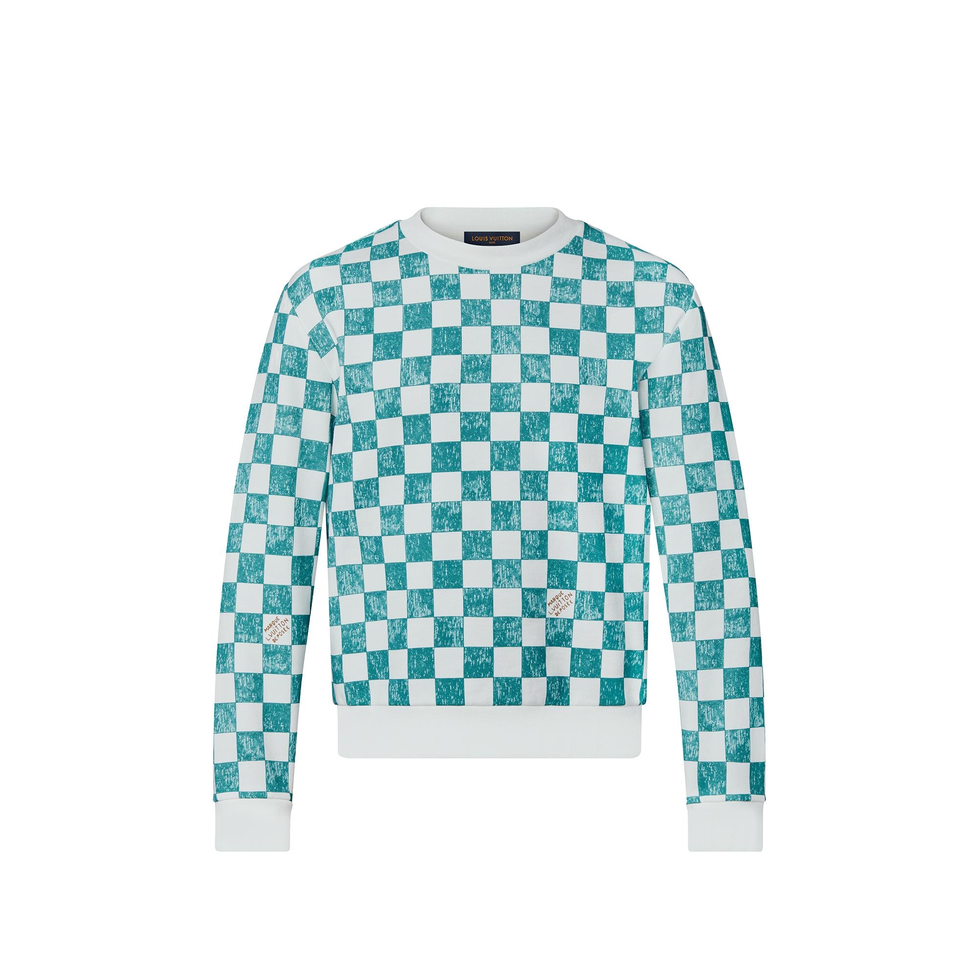 Damier Printed Crewneck - 1