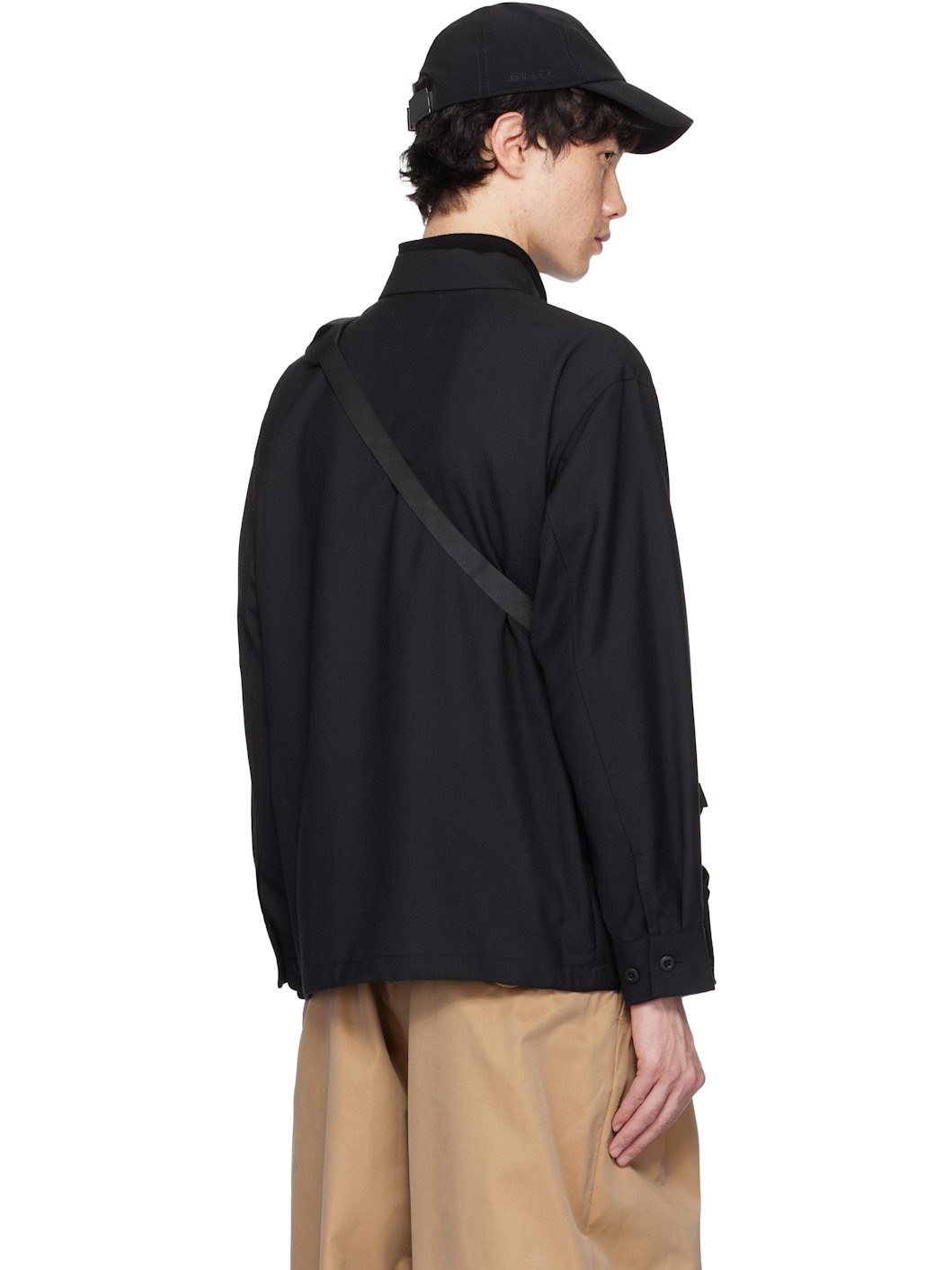 Black Hybrid Wool Shirt - 3
