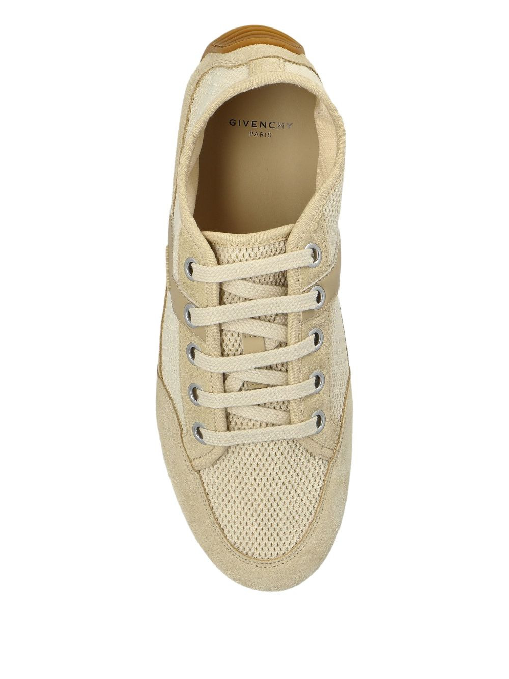 mesh suede sneakers - 4