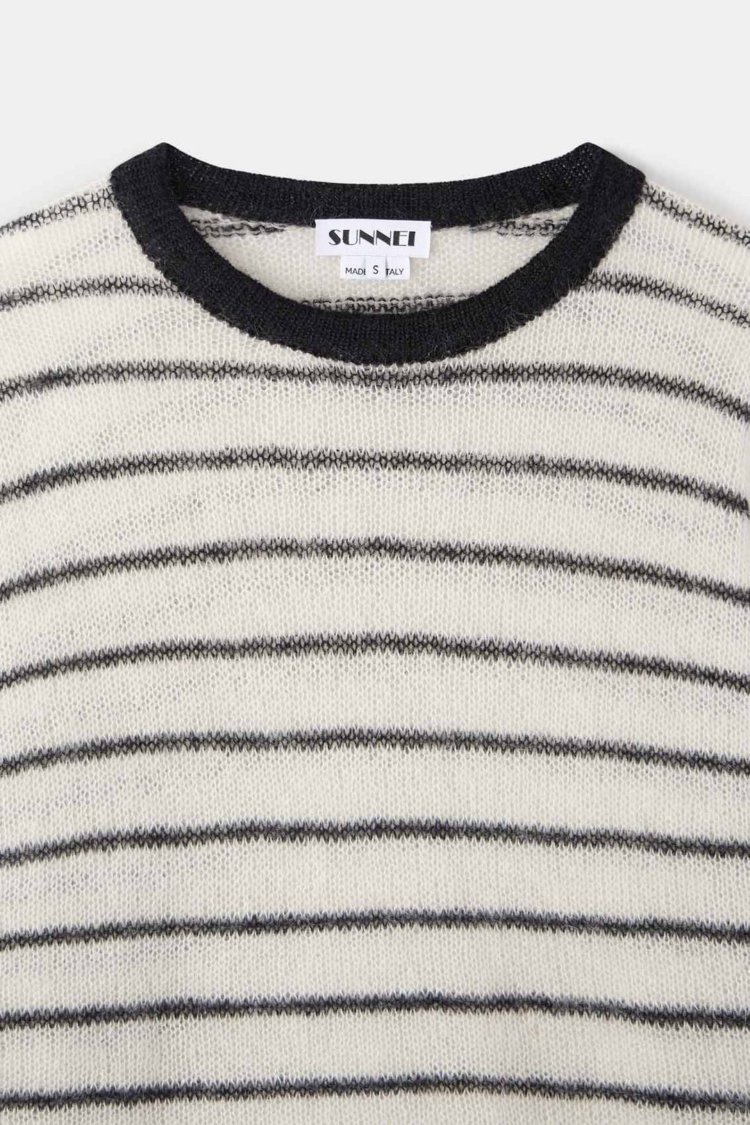 LONGSLEEVE T-SHIRT / cream & black - 5