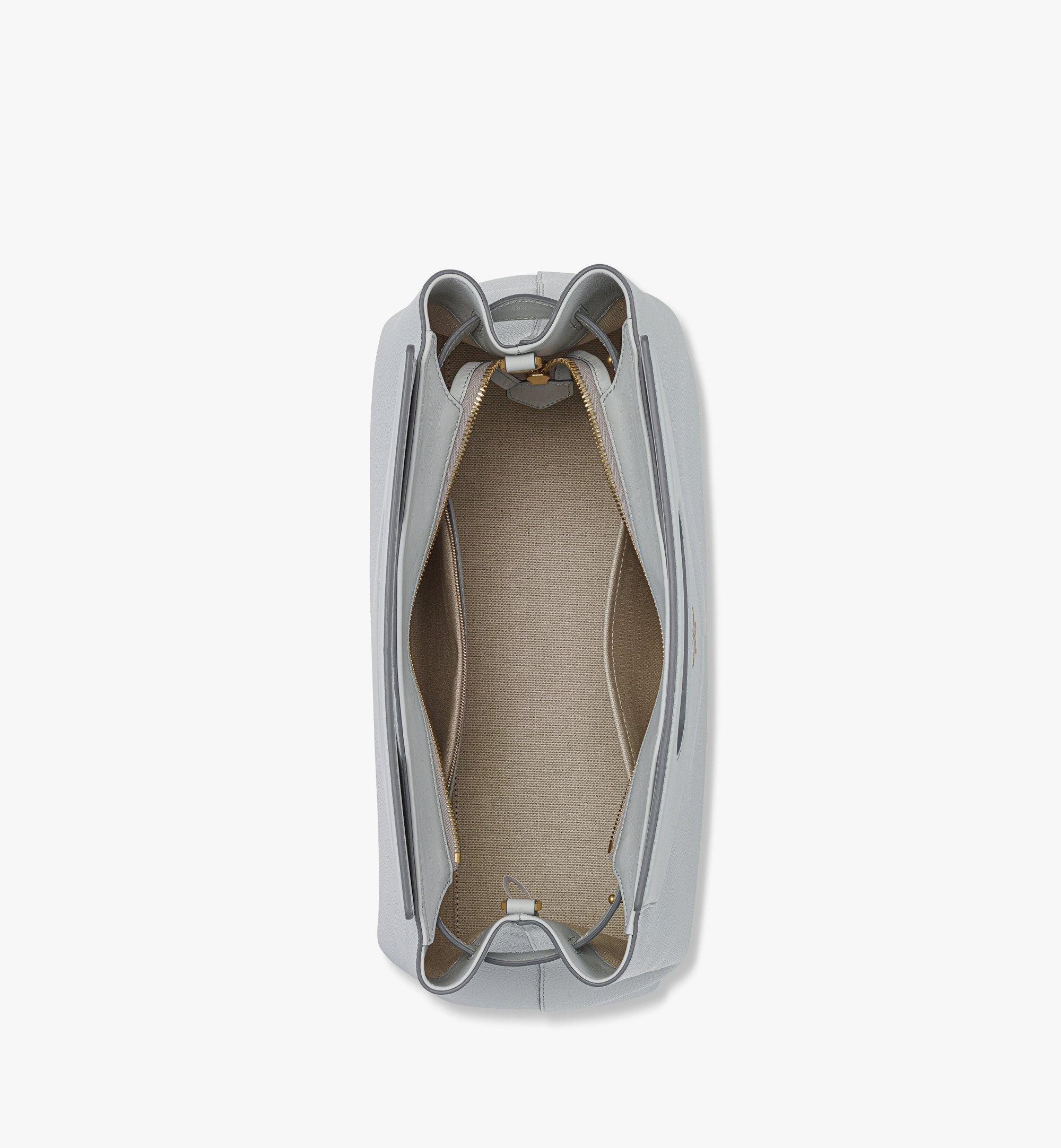 Soft Diamond Tote in Embossed Leather - 4