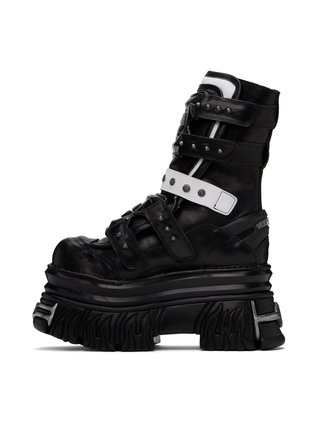 Black & White New Rock Edition Gamer Boots - 3