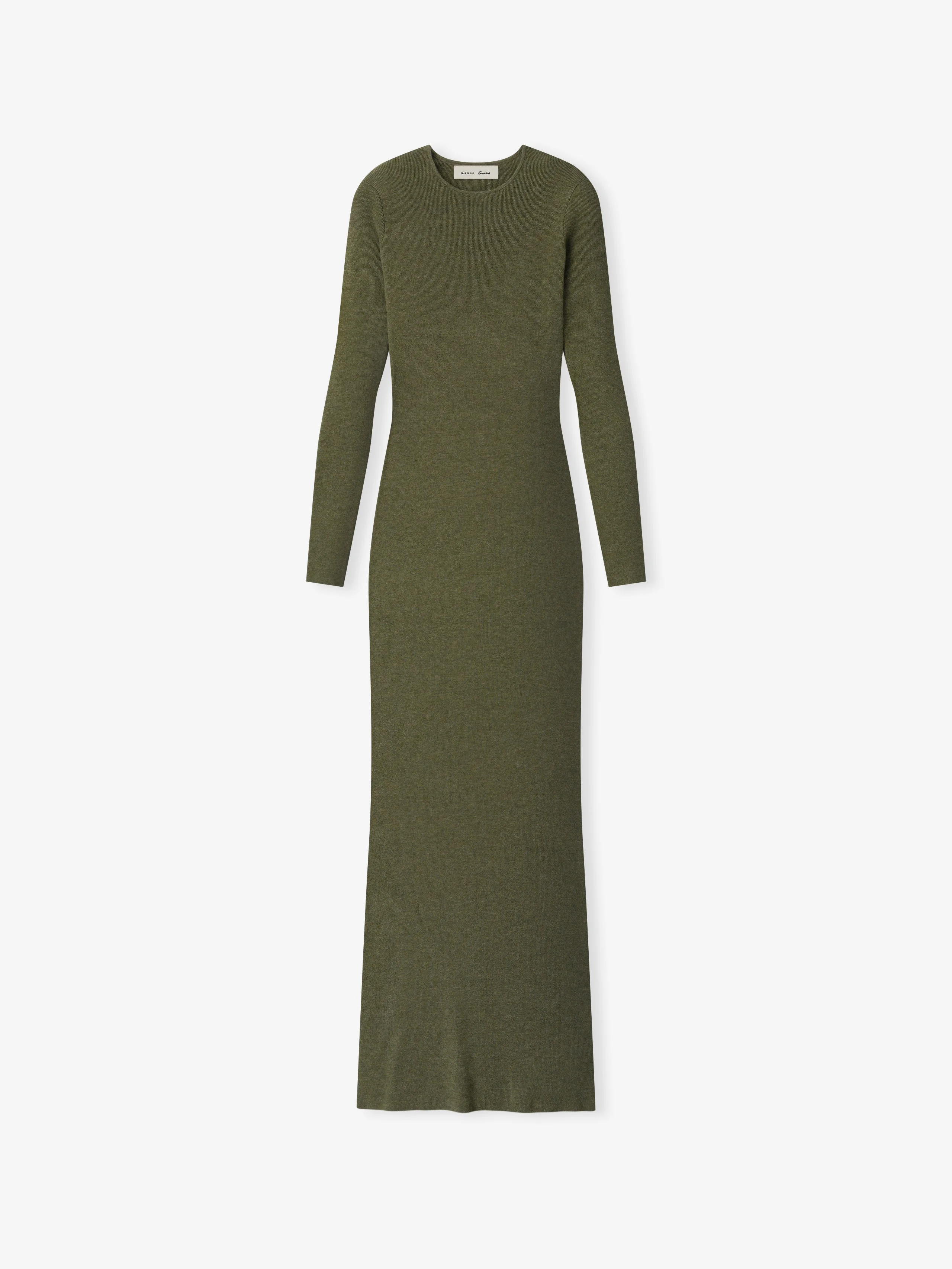 Womens Rib Knit Dress - 1