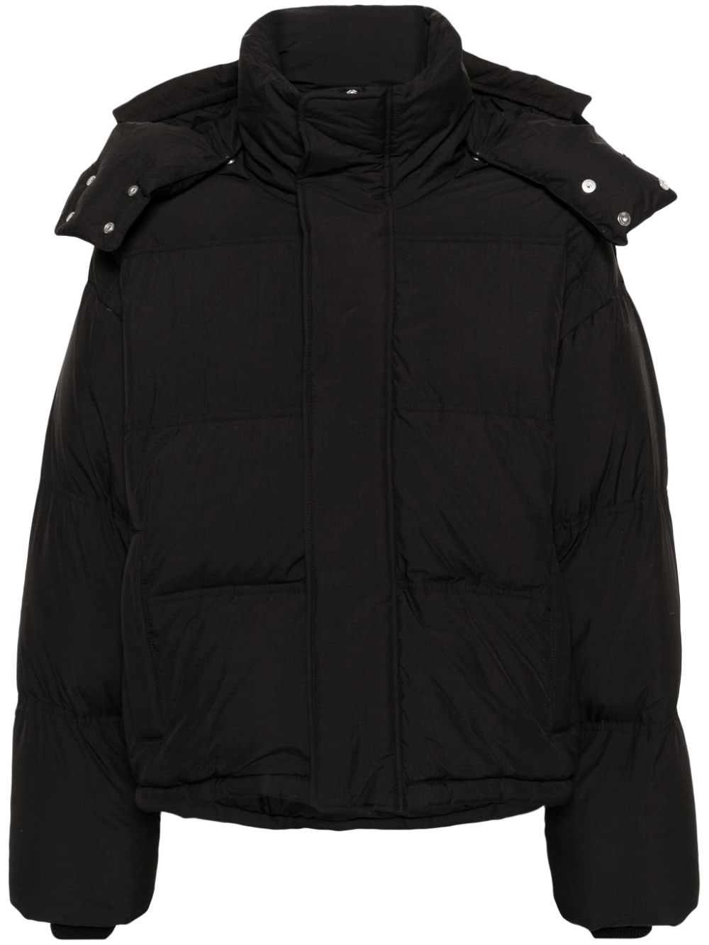 logo-appliquÃ© puffer jacket - 1