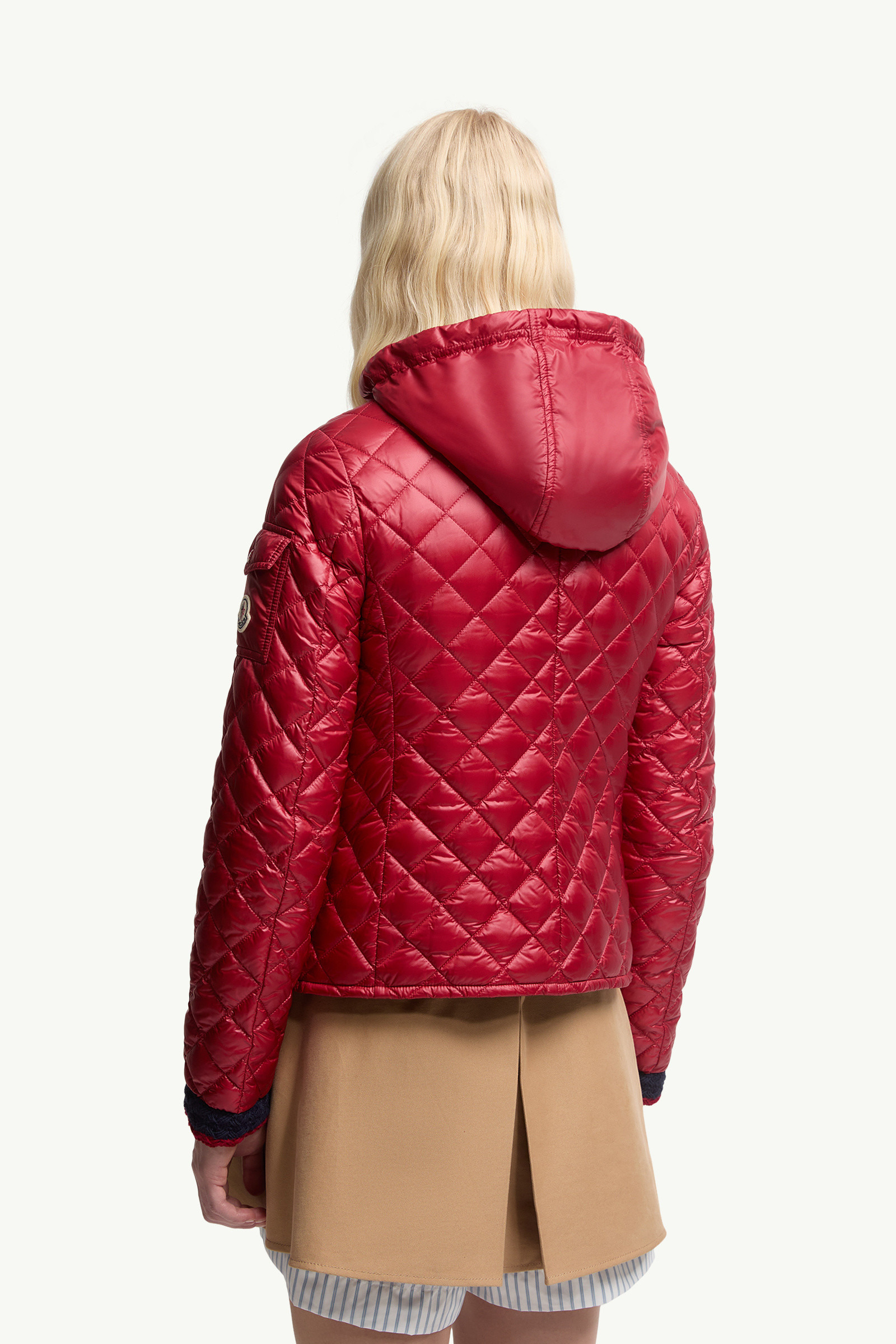 Corbelin Diamond-Quilted Hooded Short Down Jacket - 5