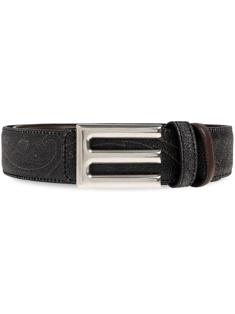 logo-buckle belt 1