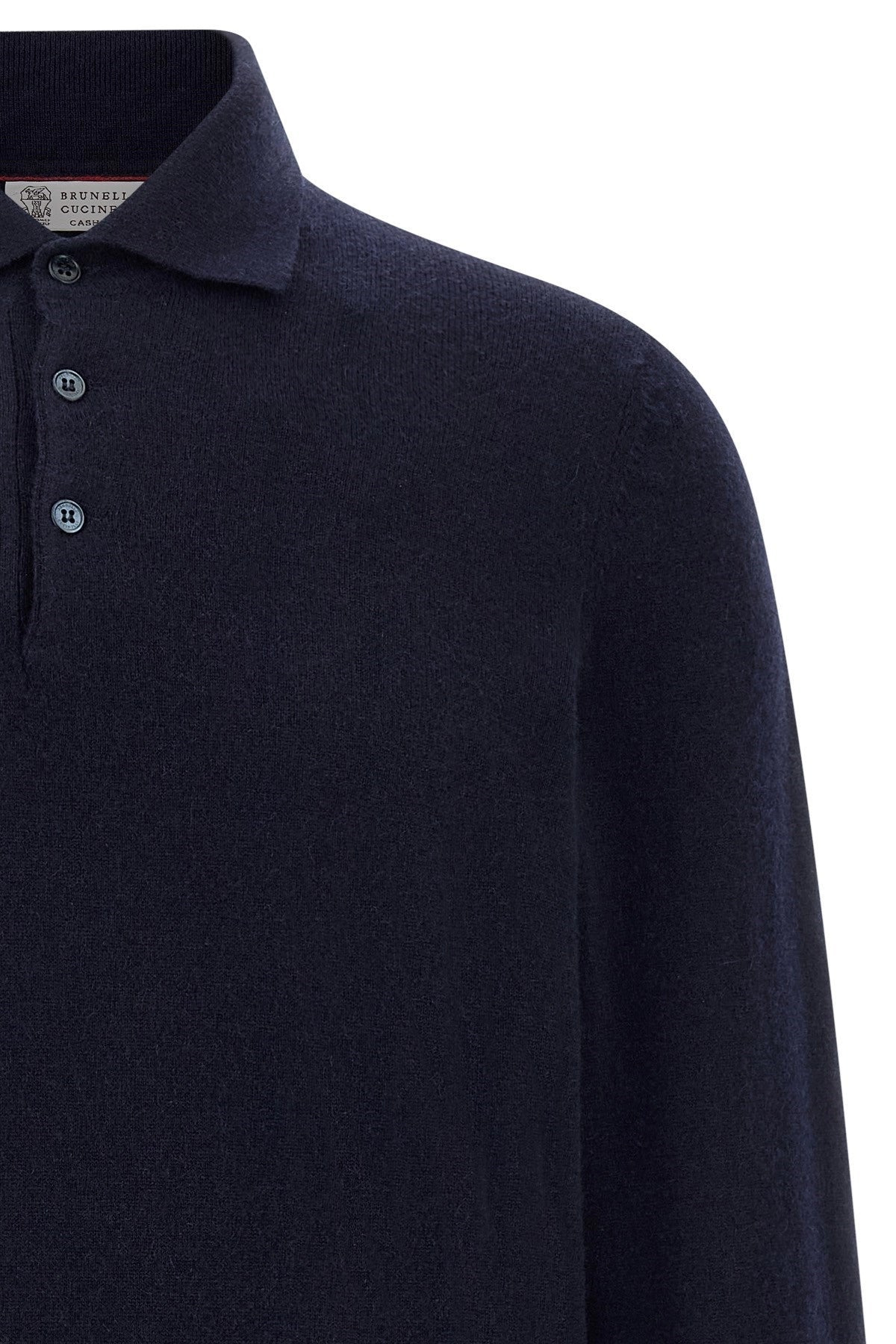 Brunello Cucinelli Men Cashmere Polo Shirt - 4