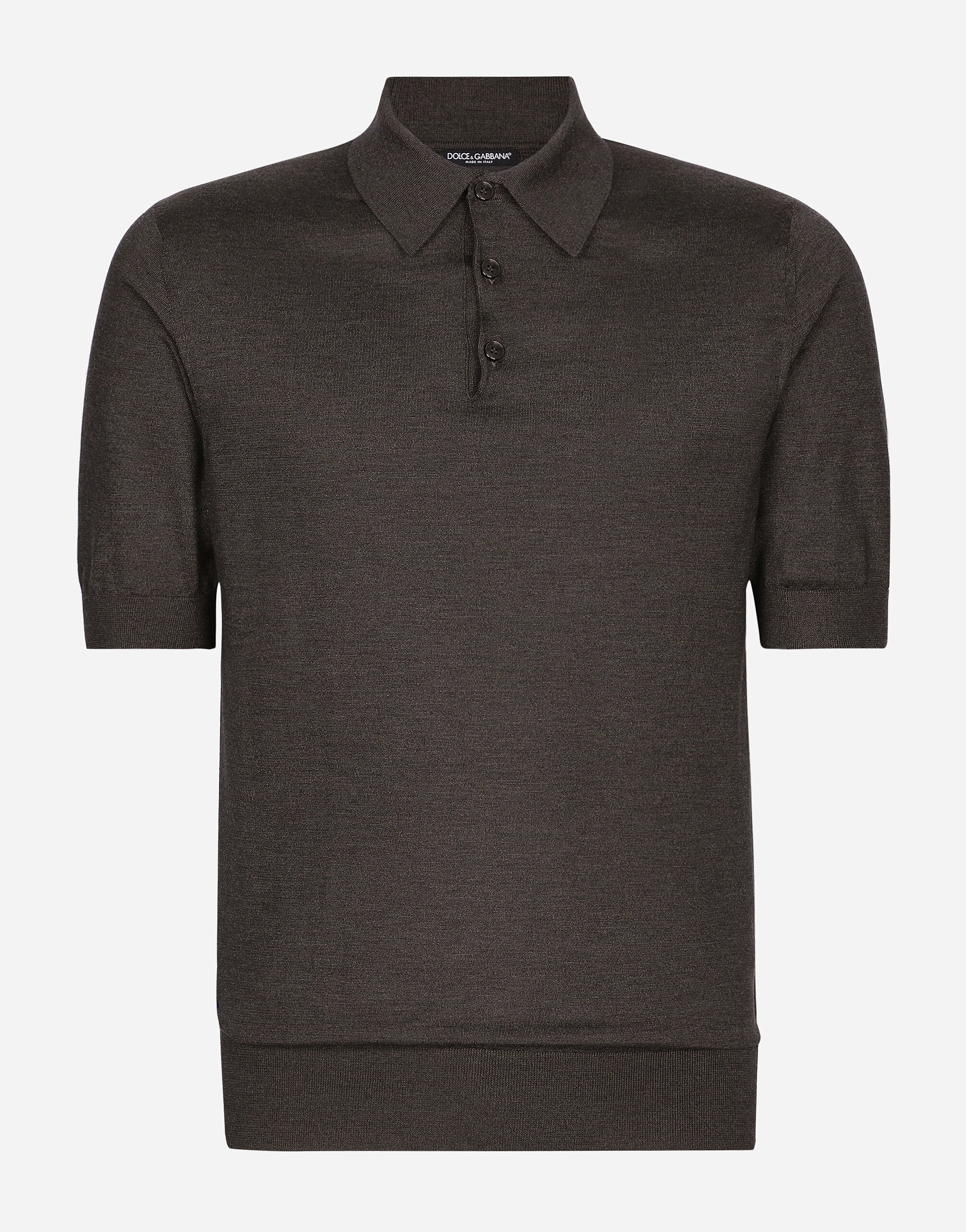 Silk polo shirt - 1