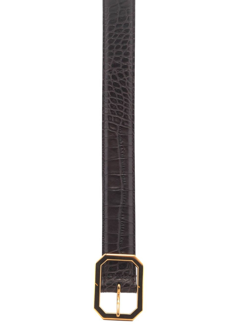 NILI LOTAN octagonal buckle belt outlook
