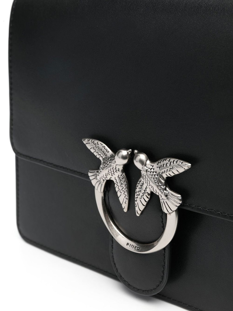 Love Birds leather tote bag 4
