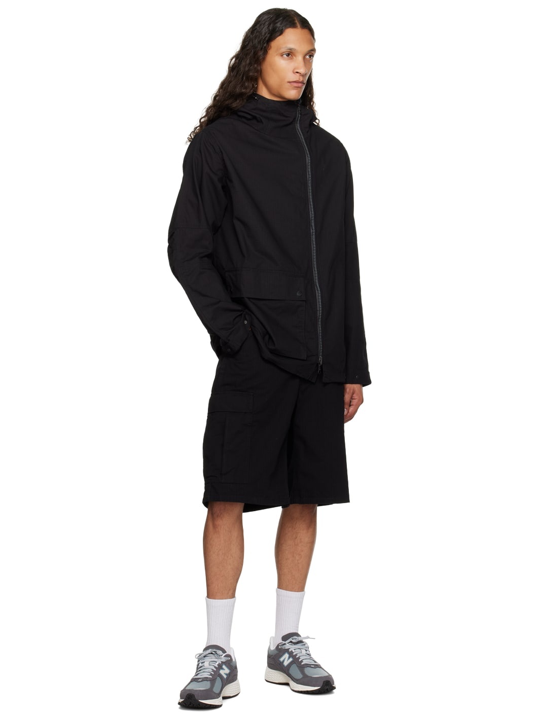 Black 5222 Cordura Asym Reversible Jacket - 4