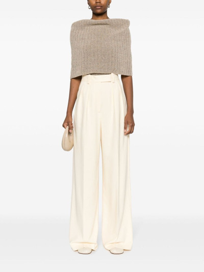 KHAITE Teyanna wide-leg trousers outlook