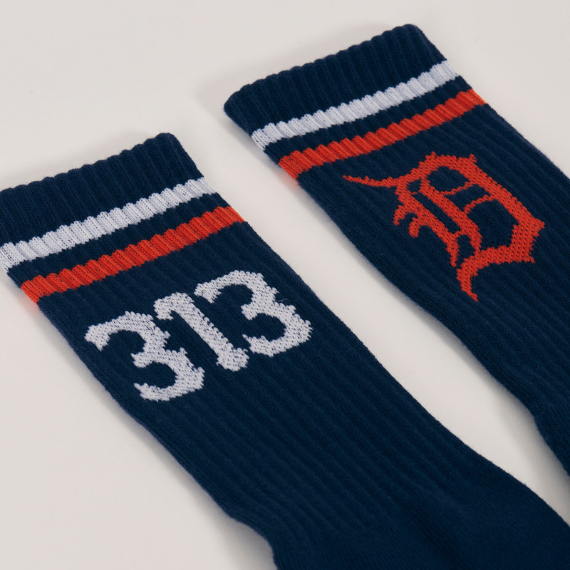 PALACE DETROIT TIGERS SOCK NAVY 4