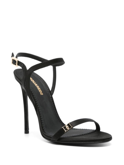 DSQUARED2 115mm satin sandals outlook