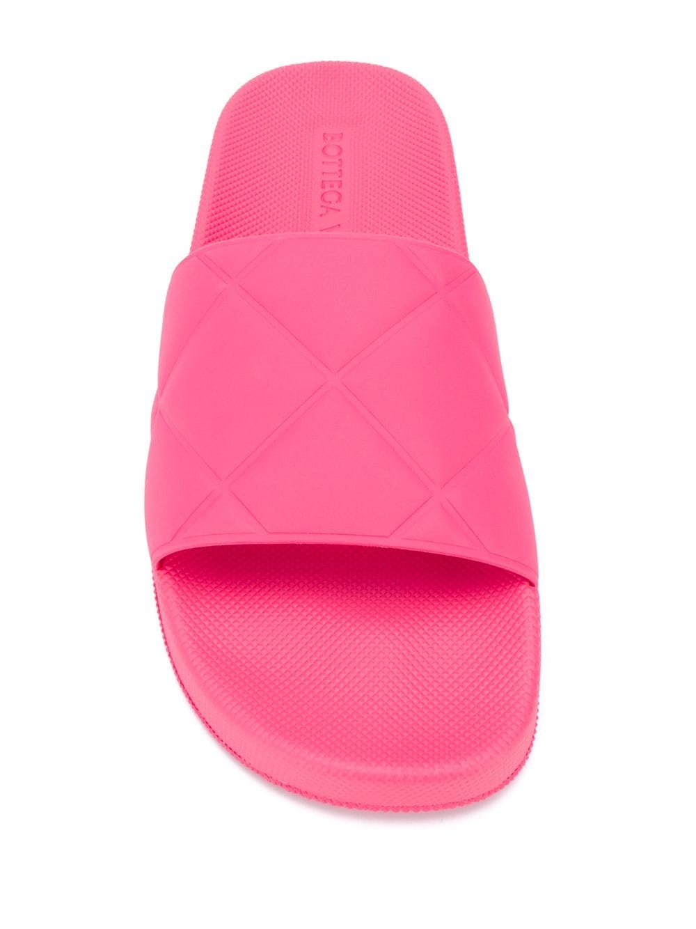 diamond-quilted slides - 4