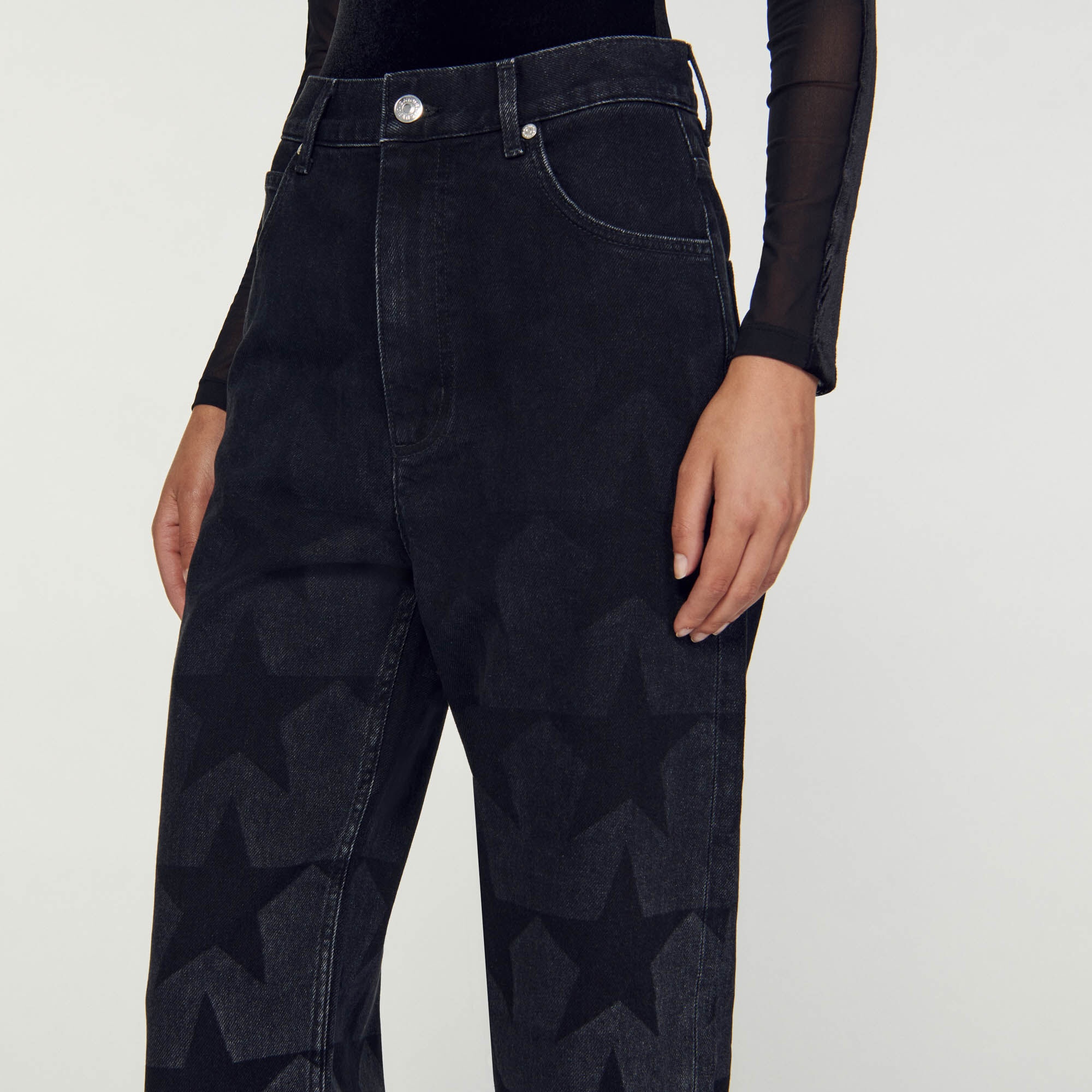 STARRY STRAIGHT-LEG JEANS - 4