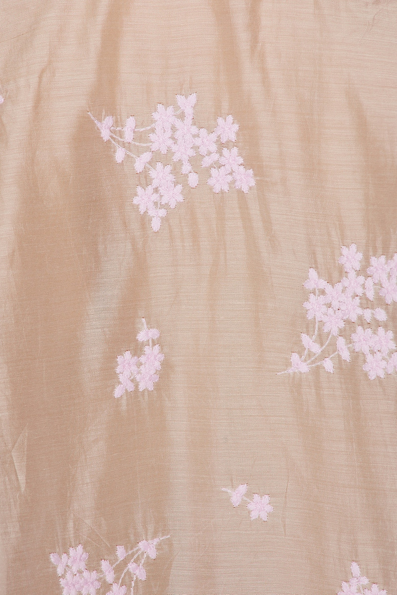 HELSA Pajama Top in Cherry Blossom Embroidery outlook