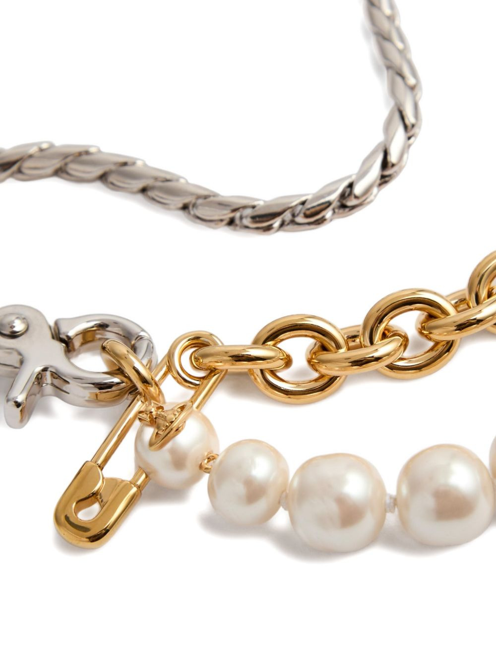 Claude pearl-chain necklace - 2