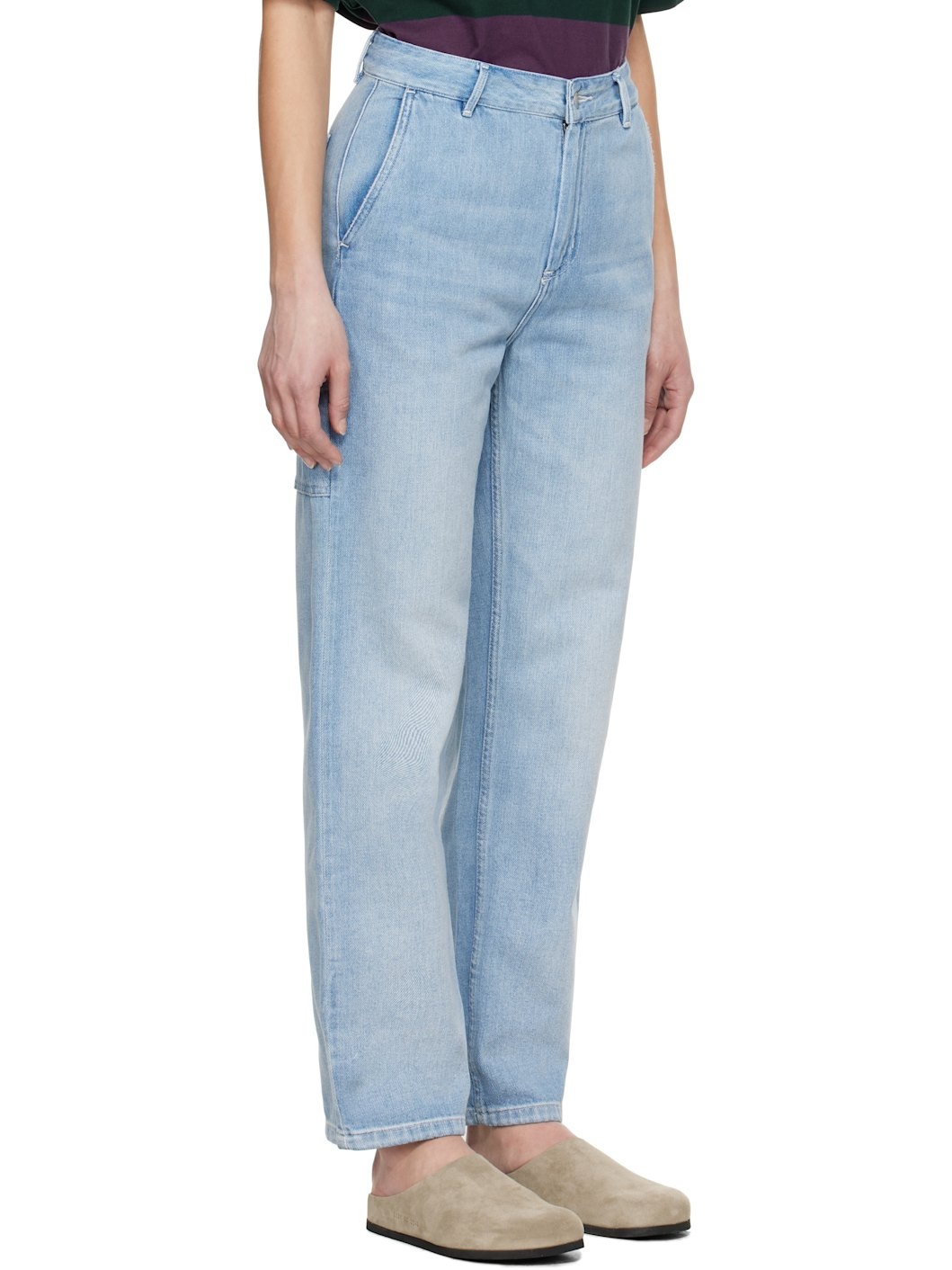 Blue Pierce Straight Jeans - 2