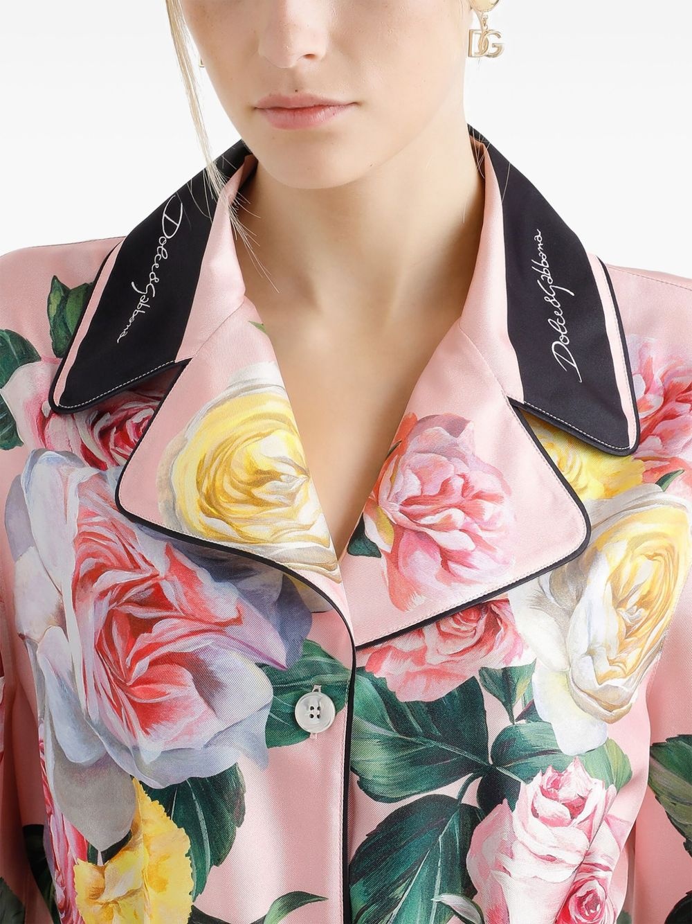 floral-print shirt - 5