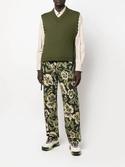 KENZO Botan floral-print loose-fit jeans outlook