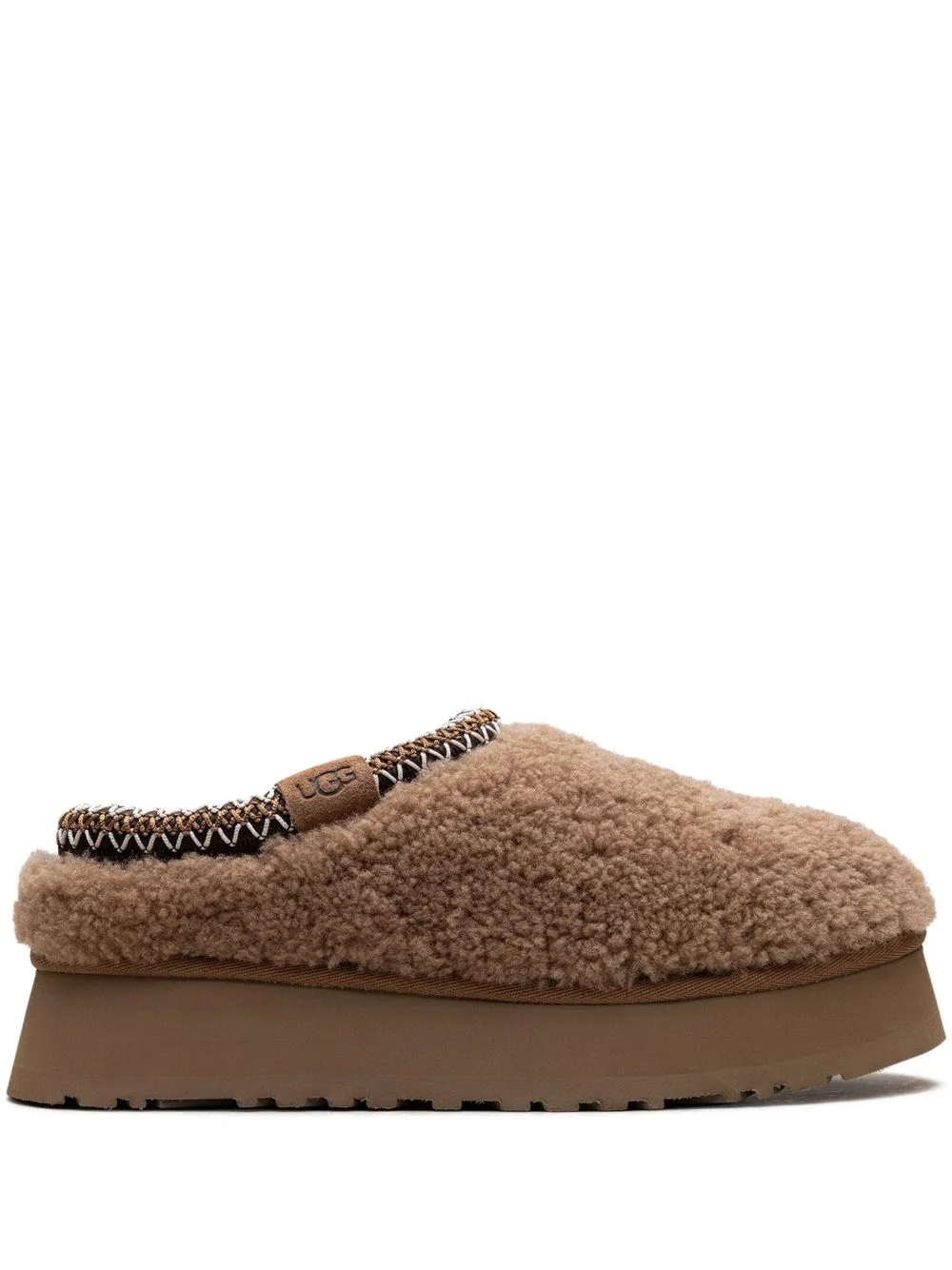 Tazz Maxi Curly "Chestnut" slippers - 1