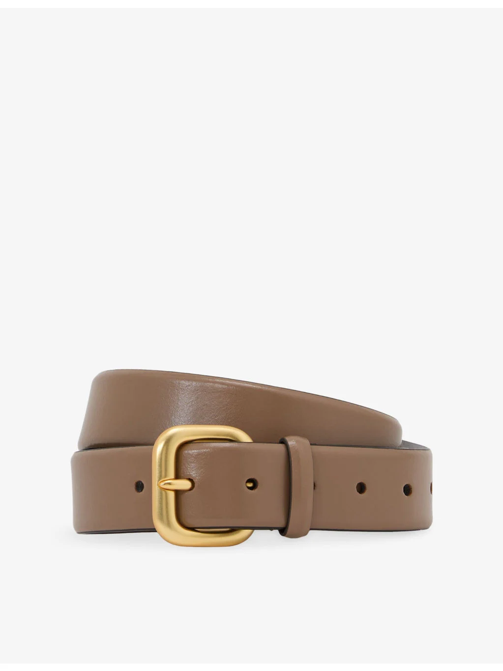 Arden Square-Buckle Leather Belt - 1