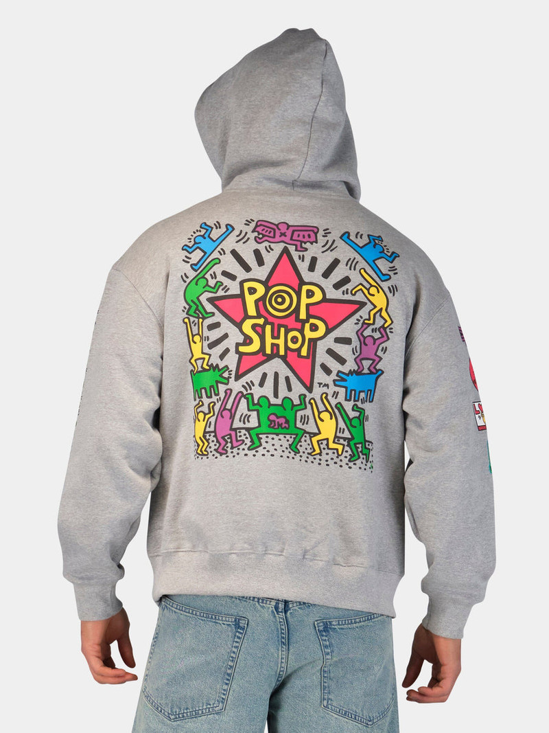 ALPHA INDUSTRIES KEITH HARING X ALPHA POP SHOP GRAPHIC HOODIE outlook