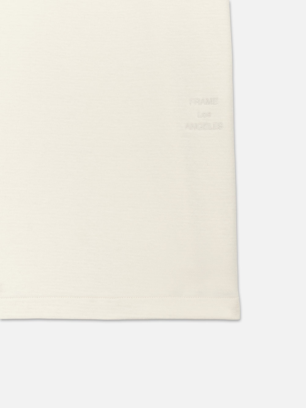 Duo Fold Tee in White Sand - 2
