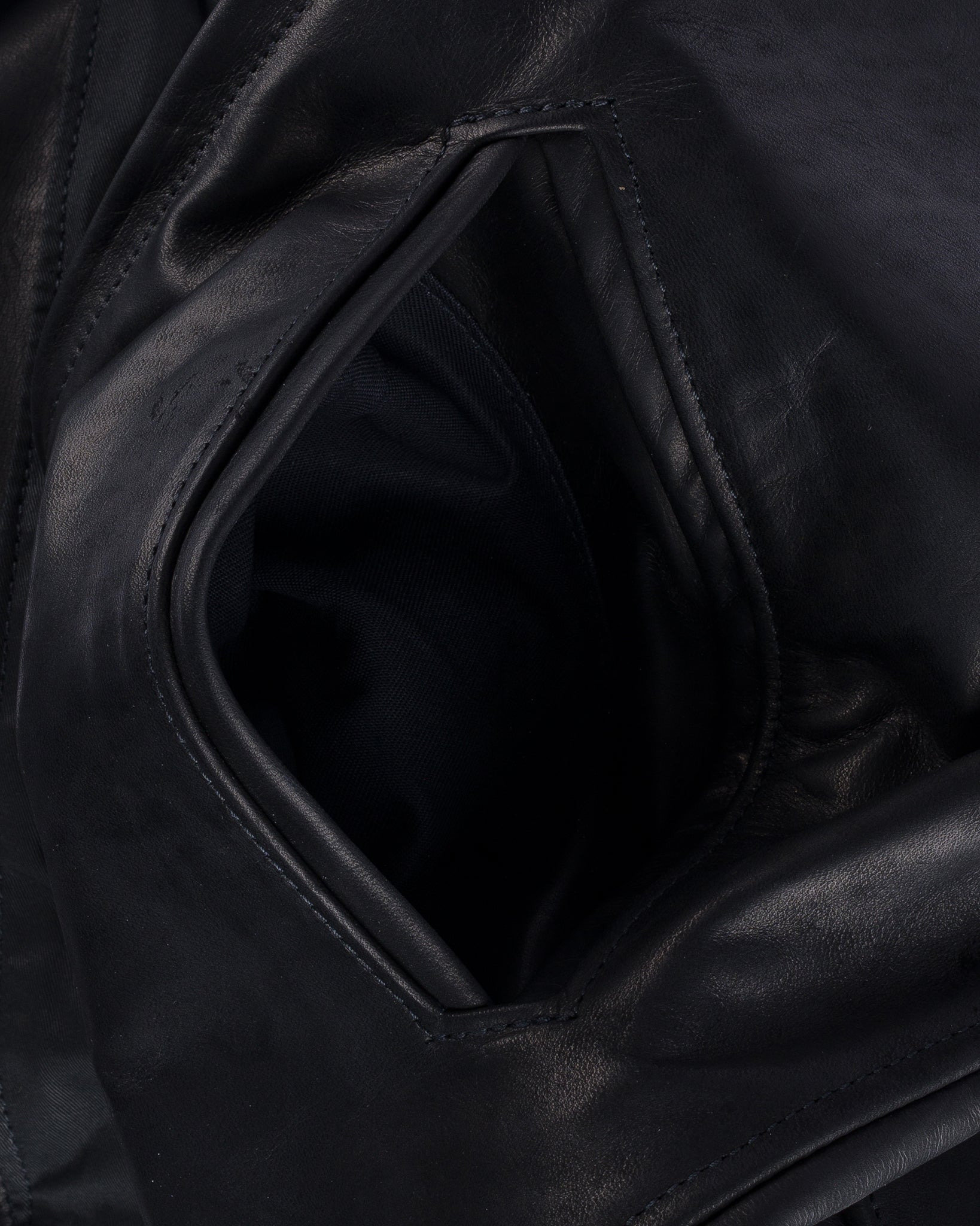 IHSB-SAV-BLK Iron Heart x Simmons Bilt Horsehide Savannah Jacket - Black - 14