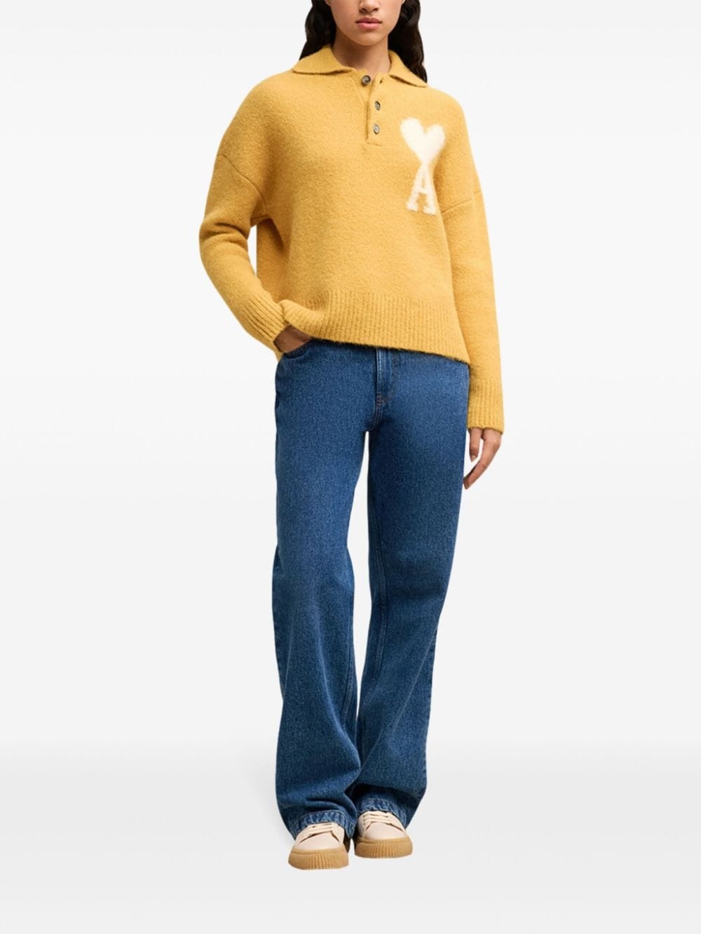Ami De Coeur polo-collar jumper - 2