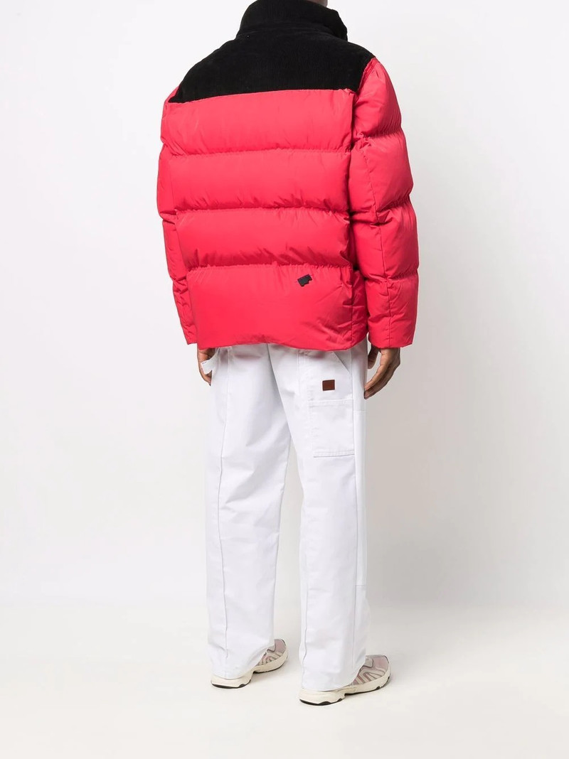 colour-block panelled padded jacket 7
