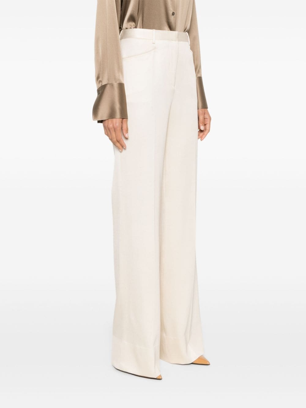 twill tailored trousers - 3