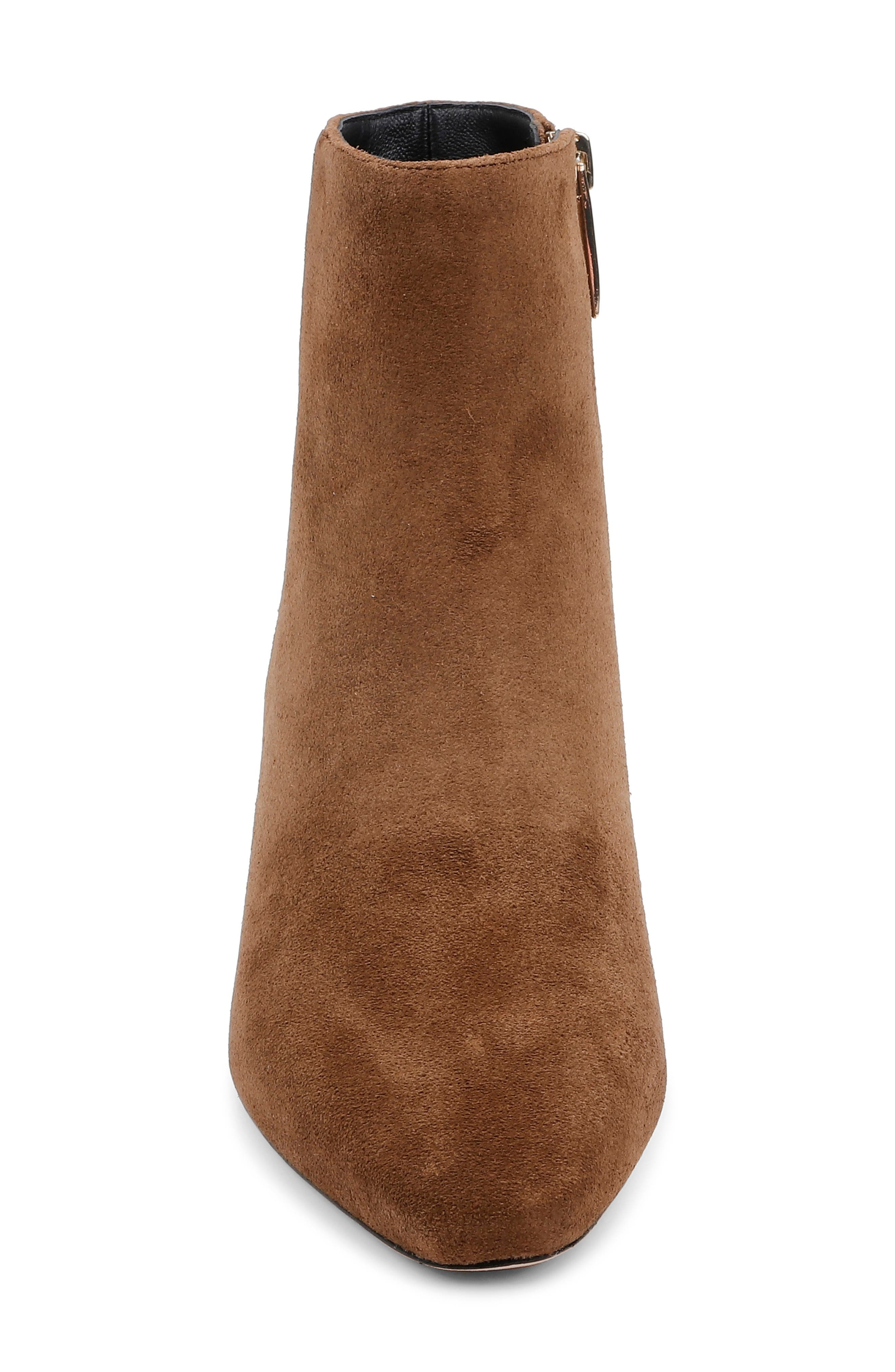 L'AGENCE Melanie Bootie in Caramel Suede at Nordstrom - 4