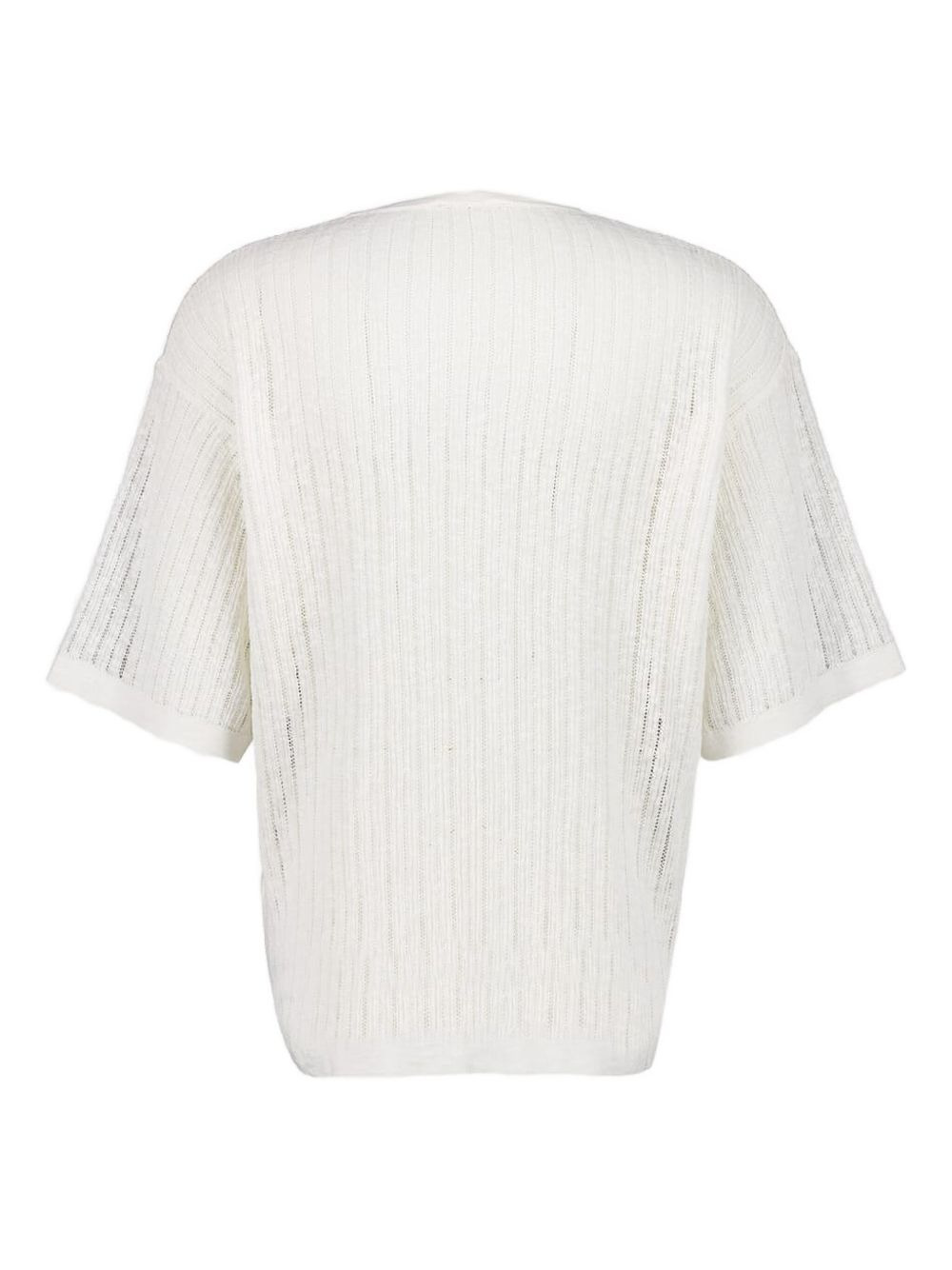 pointelle knit T-shirt - 2