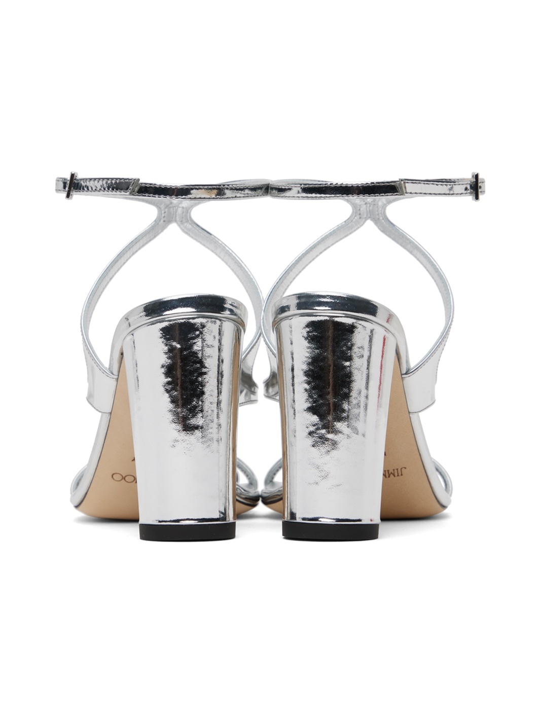 Silver Azie 85 Heeled Sandals - 2