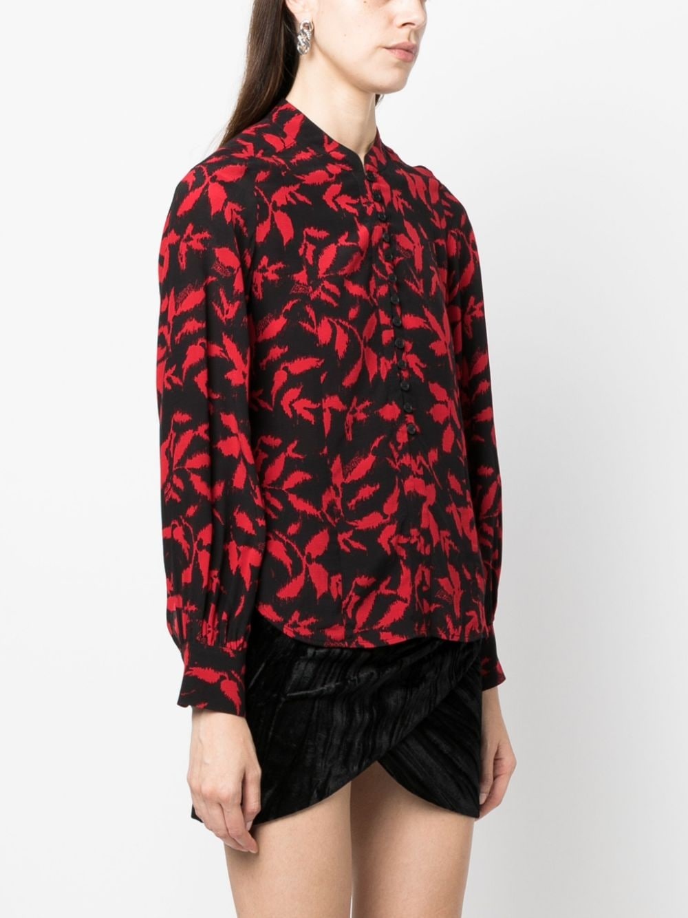 Twina leaf-print long-sleeve shirt - 3