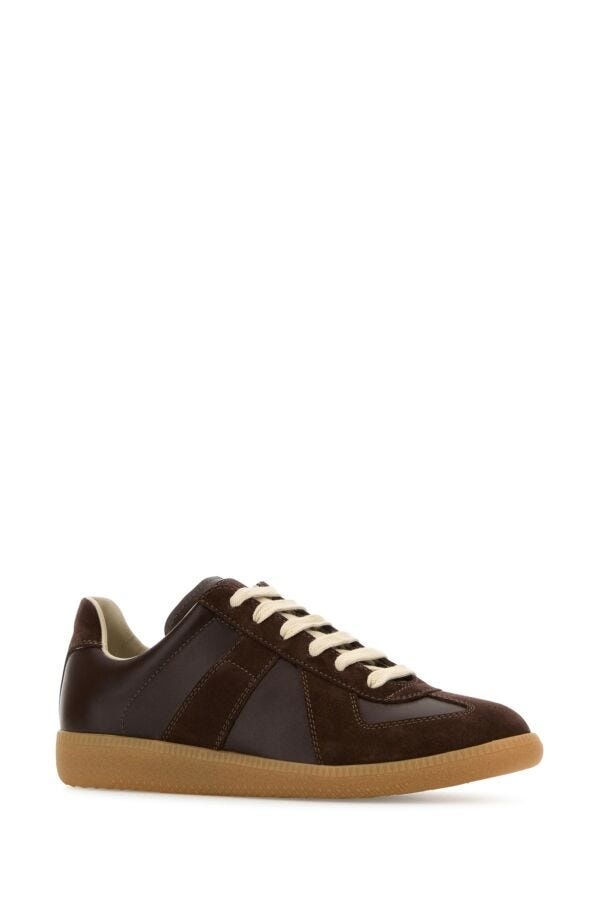 Chocolate leather Replica sneakers - 2