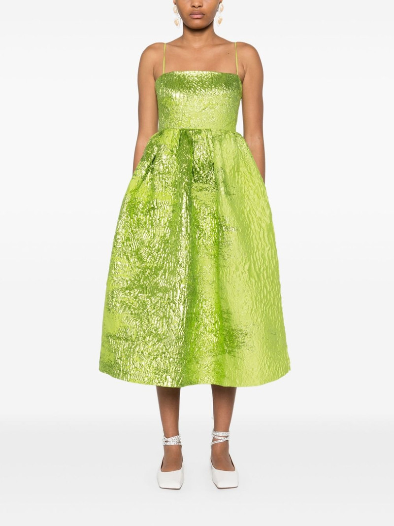 STINE GOYA voluminous gathered midi dress outlook