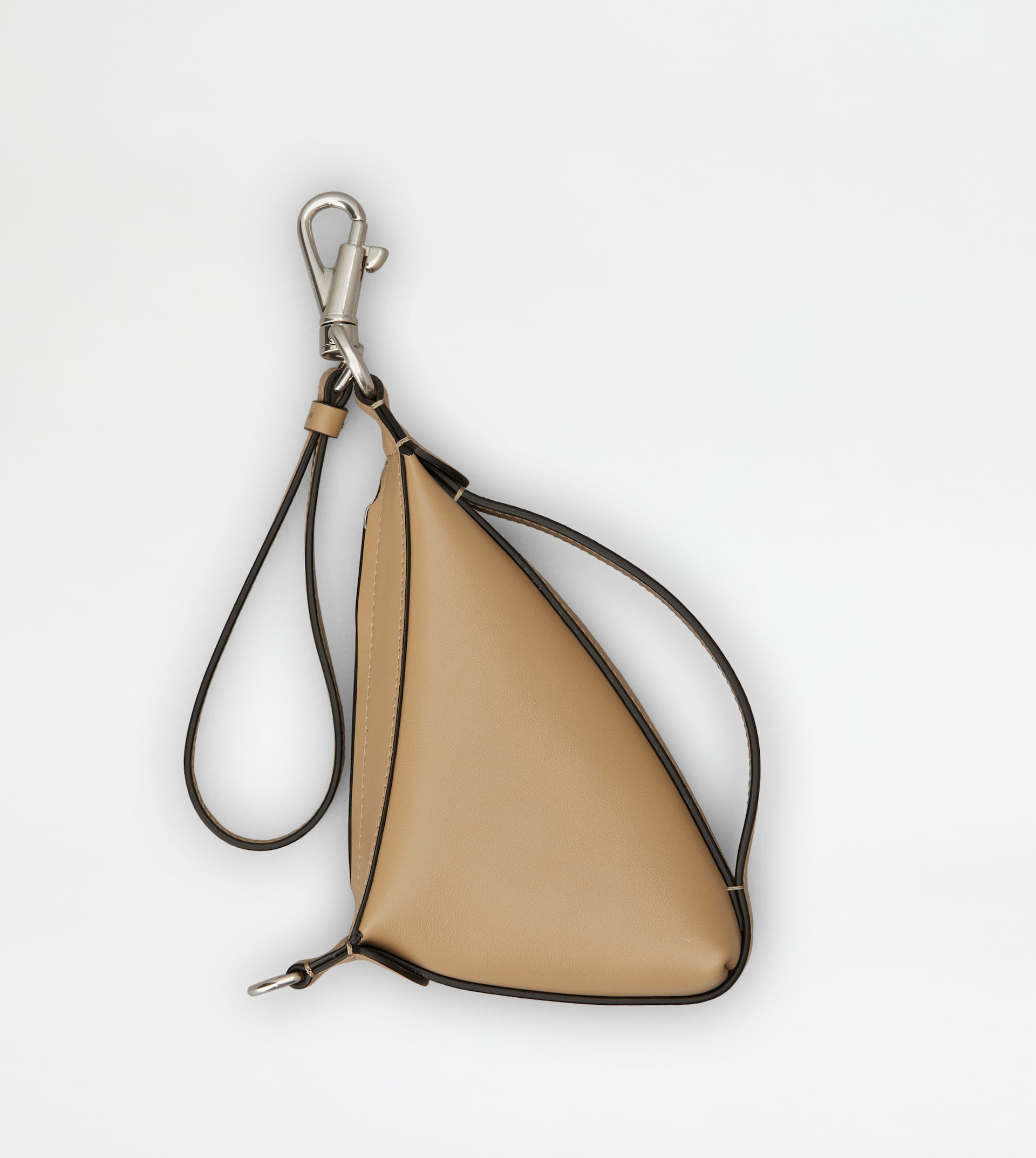 COIN PURSE IN LEATHER - BEIGE - 3