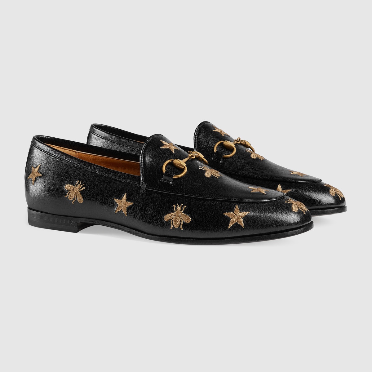 Gucci Jordaan embroidered leather loafer - 2