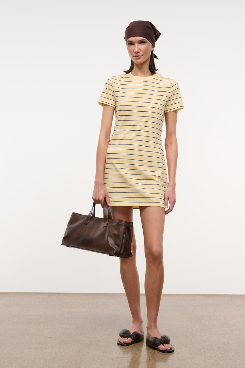 STAUD WADE DRESS MONDAY STRIPE 4