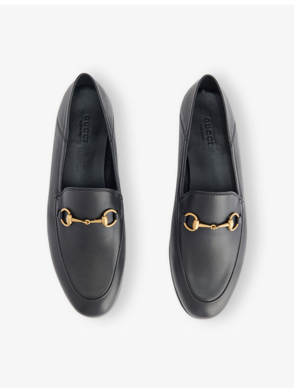 Horsebit Foldable Leather Loafers - 3