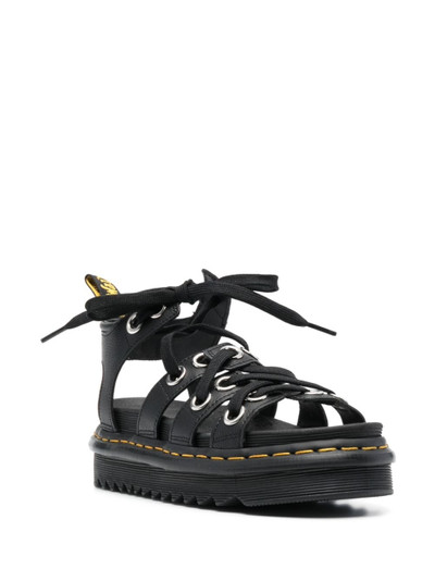 Dr. Martens Blaire 50mm lace-up leather sandals outlook