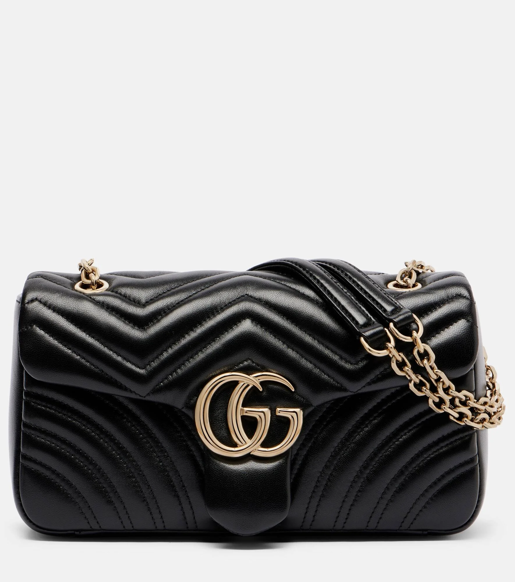 GG Marmont Medium leather shoulder bag - 1