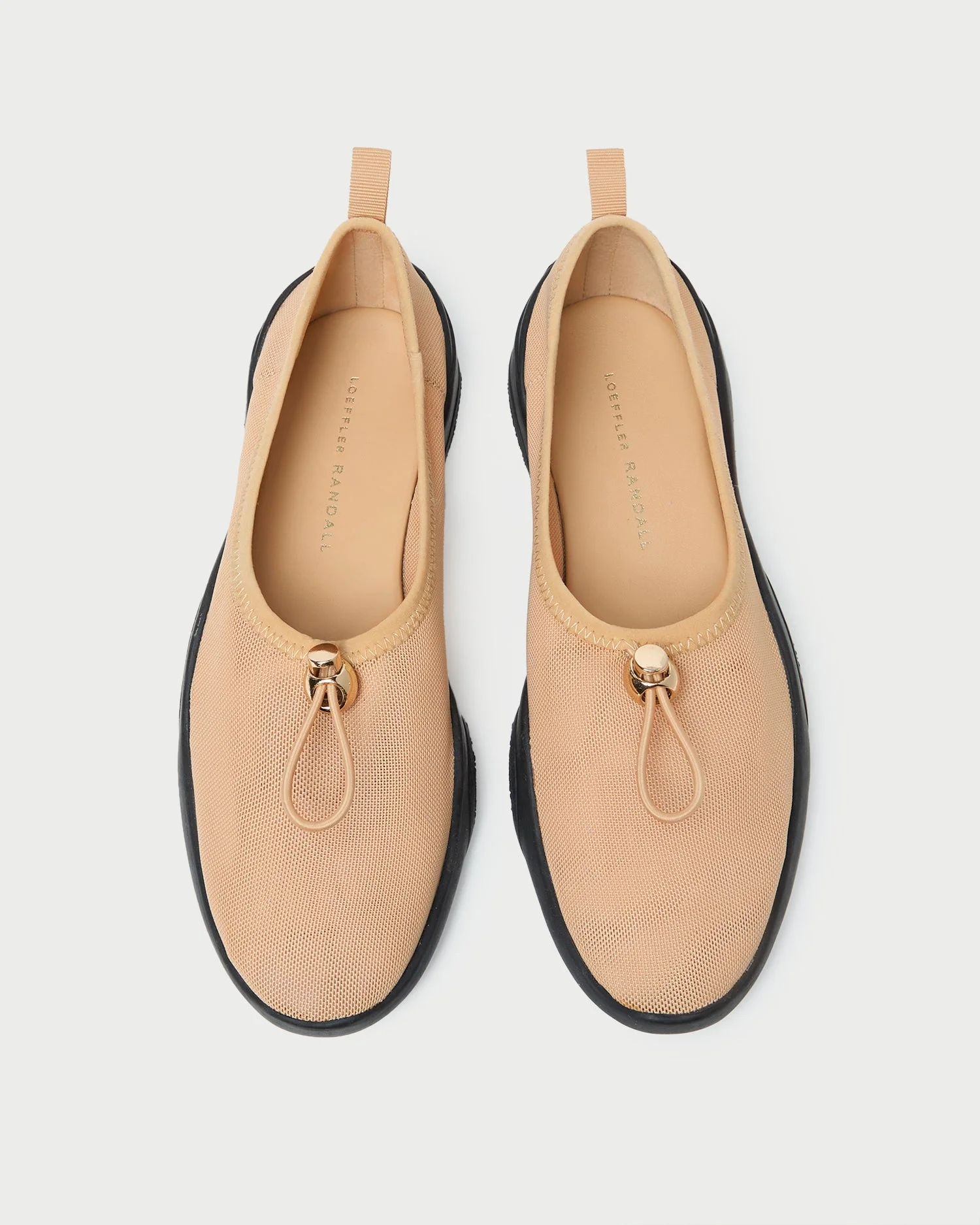 Raina Caramel Mesh Flat - 1